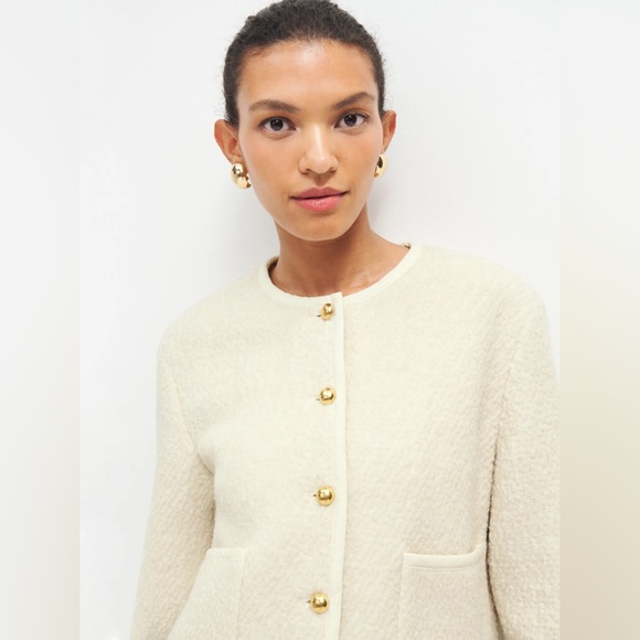 NWOT Reformation Dale Cropped Jacket - Picture 3 of 9